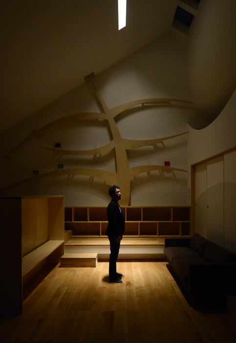 シーンコントローラーによる光の演出