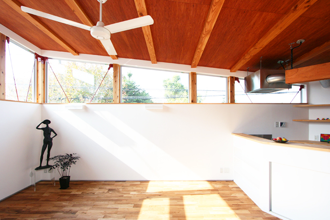 ハイサイドライトの光は刻々と変化する。