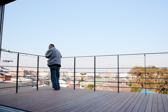 眺望を最大限に生かすテラス
