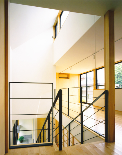 採光を考えた階段