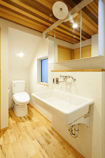 開放感のある水廻り空間