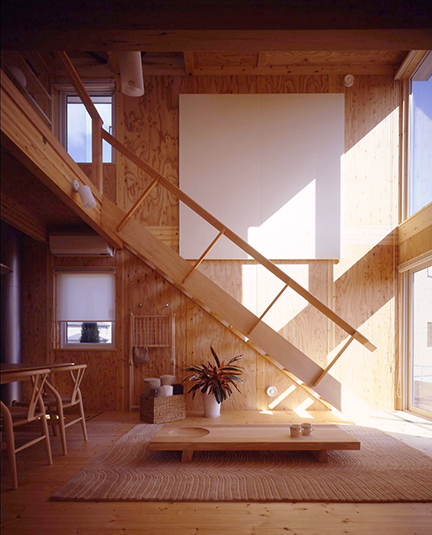 おおらかな吹き抜け