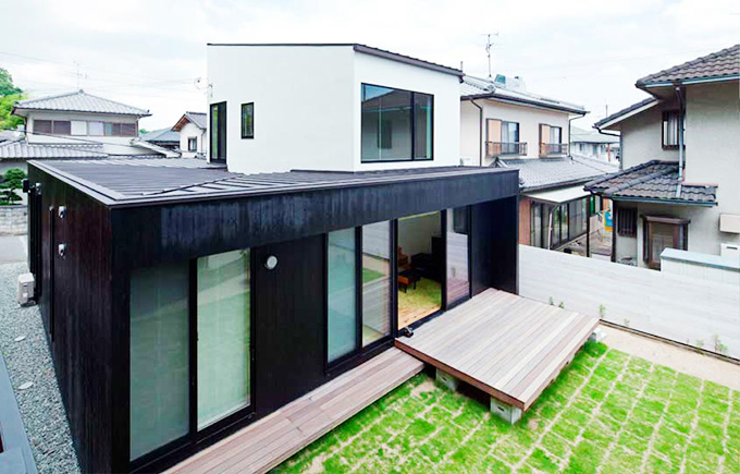 上から見下ろした外観。