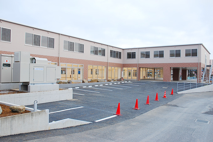 暖色系の温かみのある外観