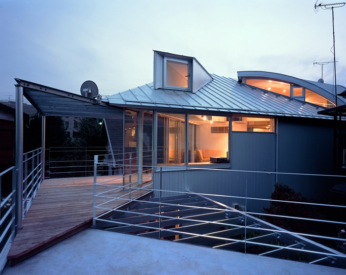 テラスからの夕景