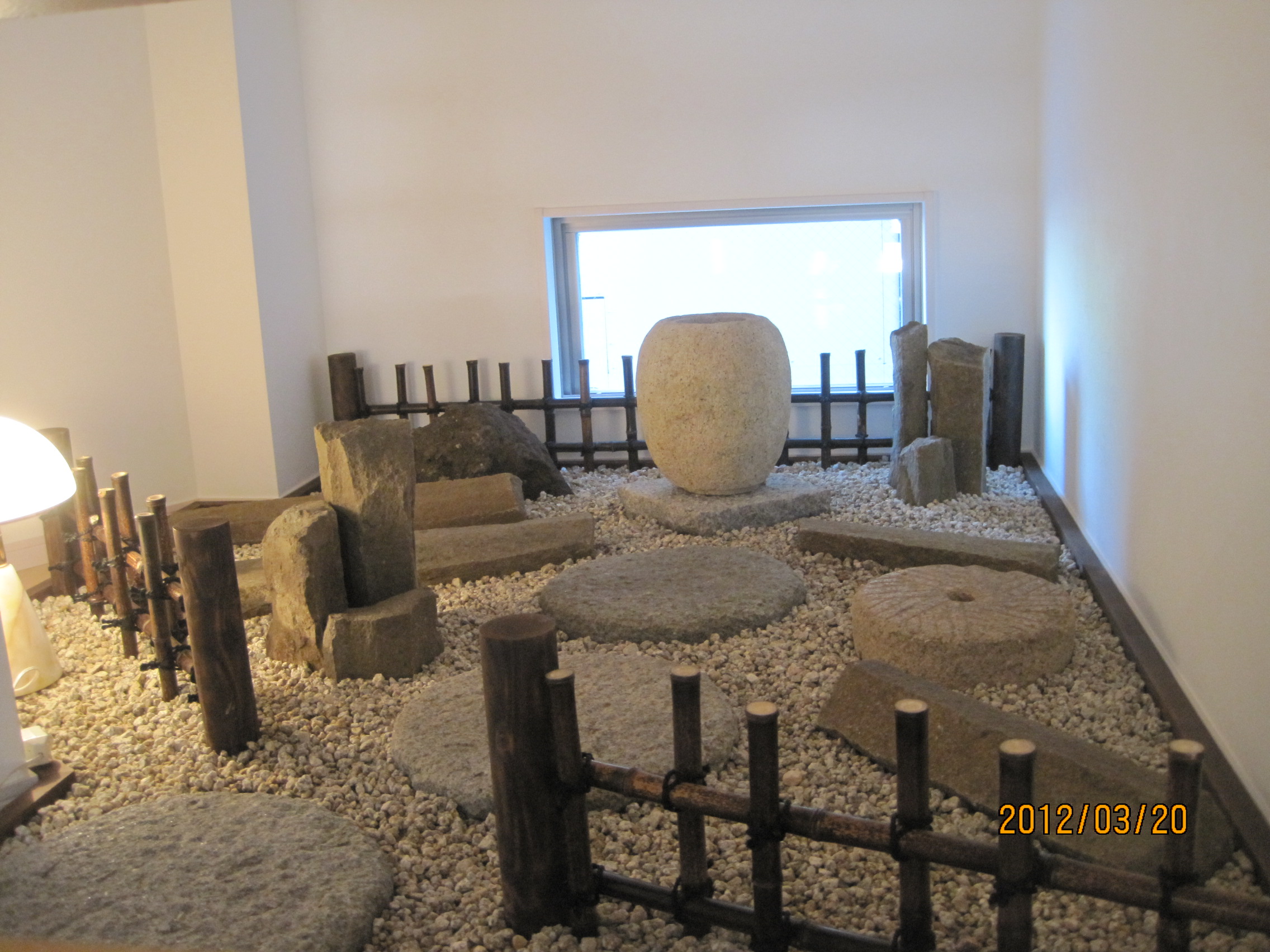 家の中にある落ち着ける砂利スペース