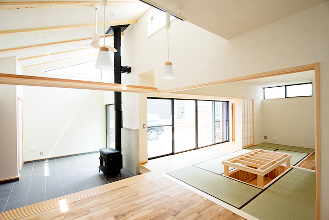 開放感あふれる１階