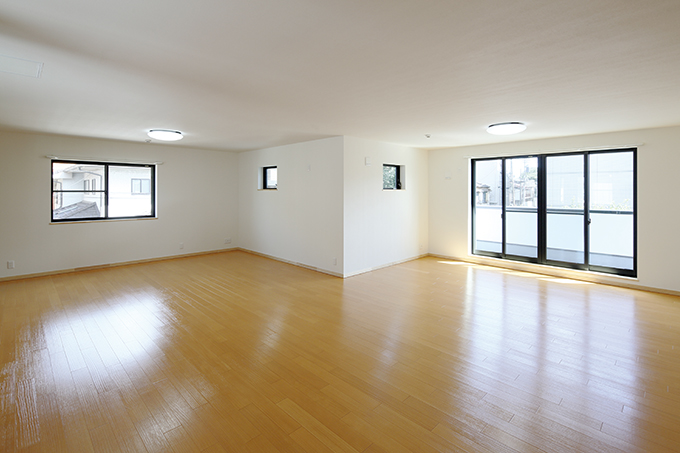 空間の使い方を選べる大空間