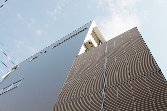 プライバシーを確保する外観