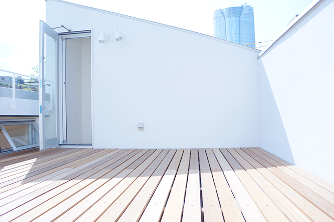 色々使えるウッドテラス