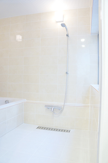 清潔感があるバスルーム