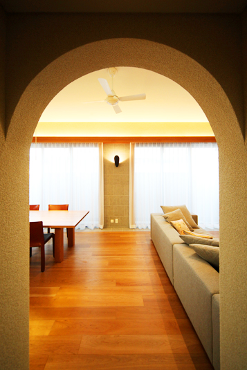 ゆったりとくつろげる空間への入り口