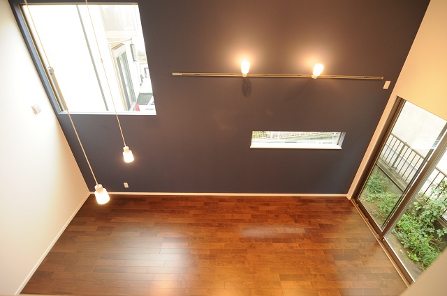 リビングの吹き抜け