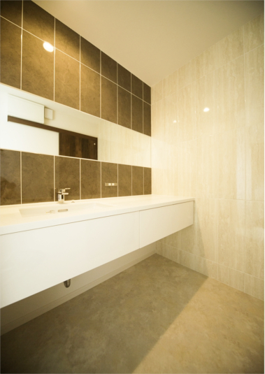 ホテルライクなパウダールーム