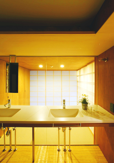 余計なものはいらない洗面カウンター