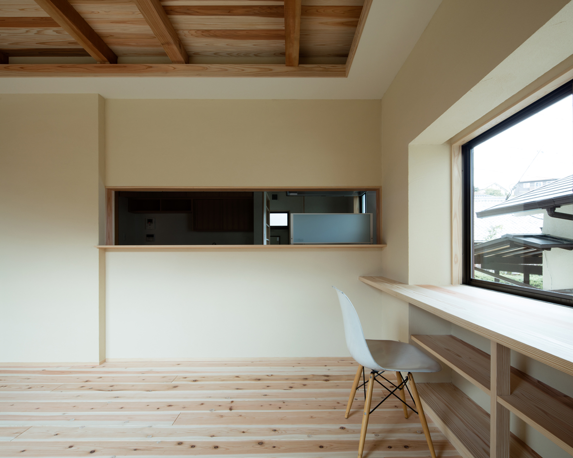 キッチンに面したスタディスペース
