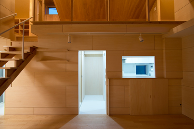 リビングとキッチンとロフト