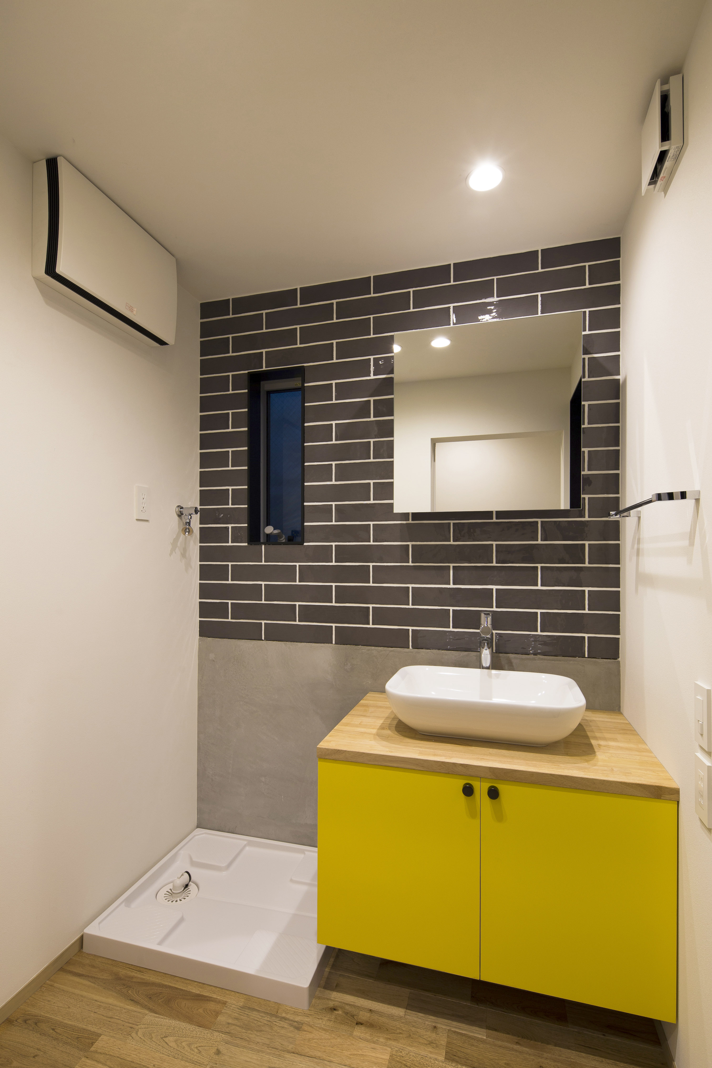 かわいさのある洗面室