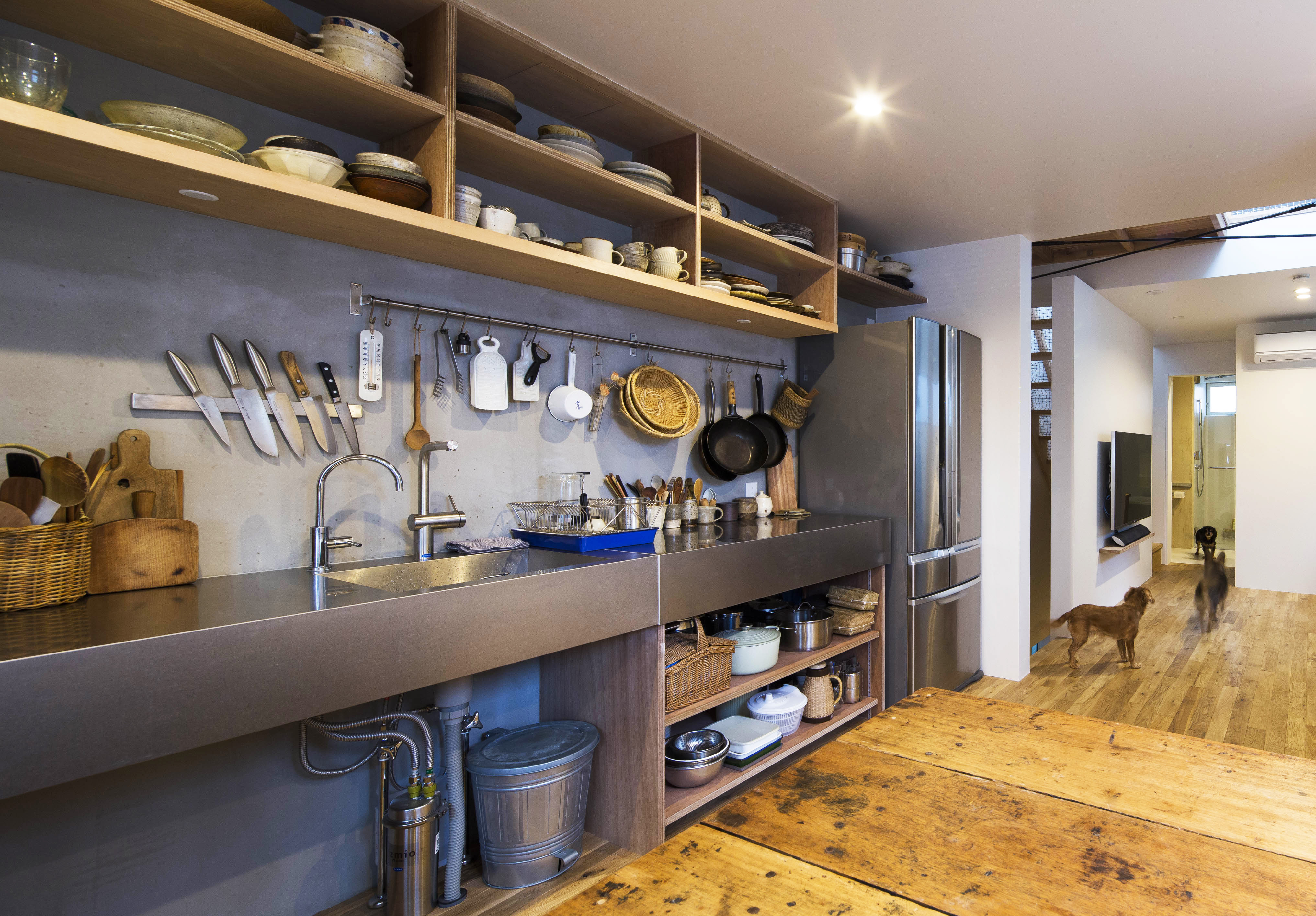 かくさず見せるキッチン