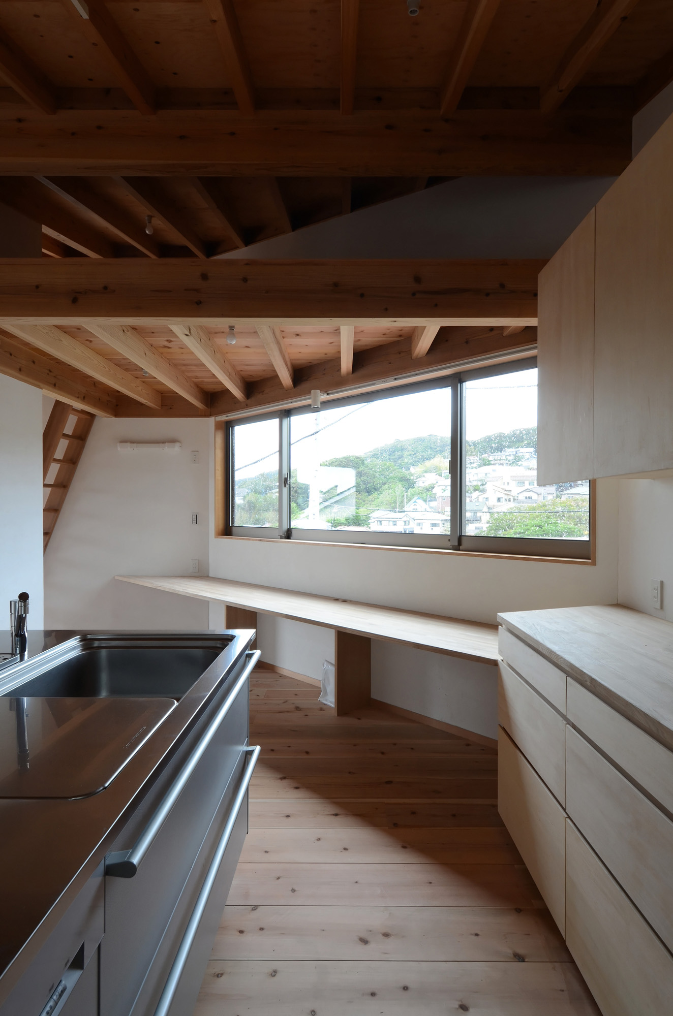 キッチンとワークスペース