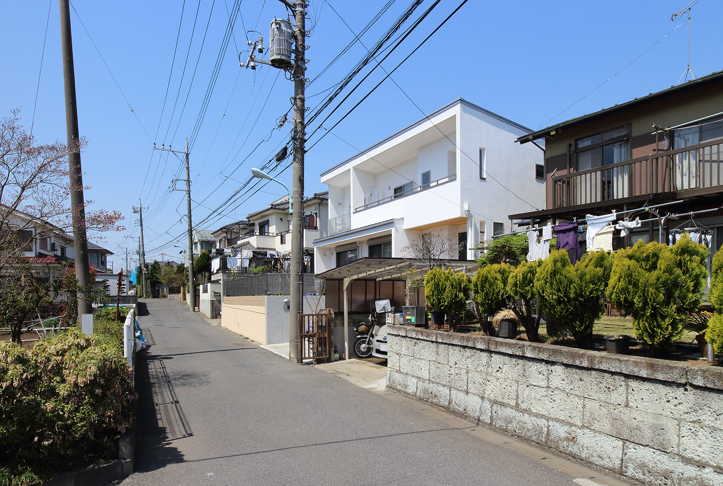 道路からの外観