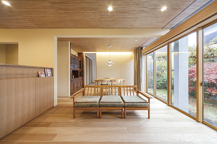 庭の緑を贅沢に堪能したＬＤＫ