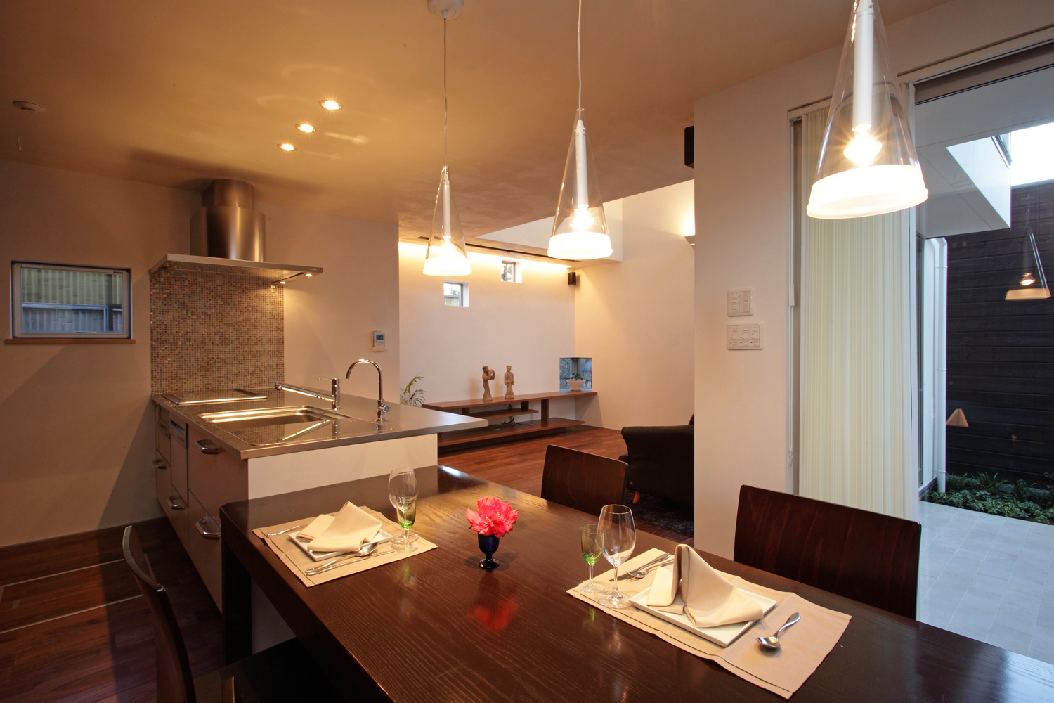 リビングまで目が届く、子育て世帯にうれしいレイアウト