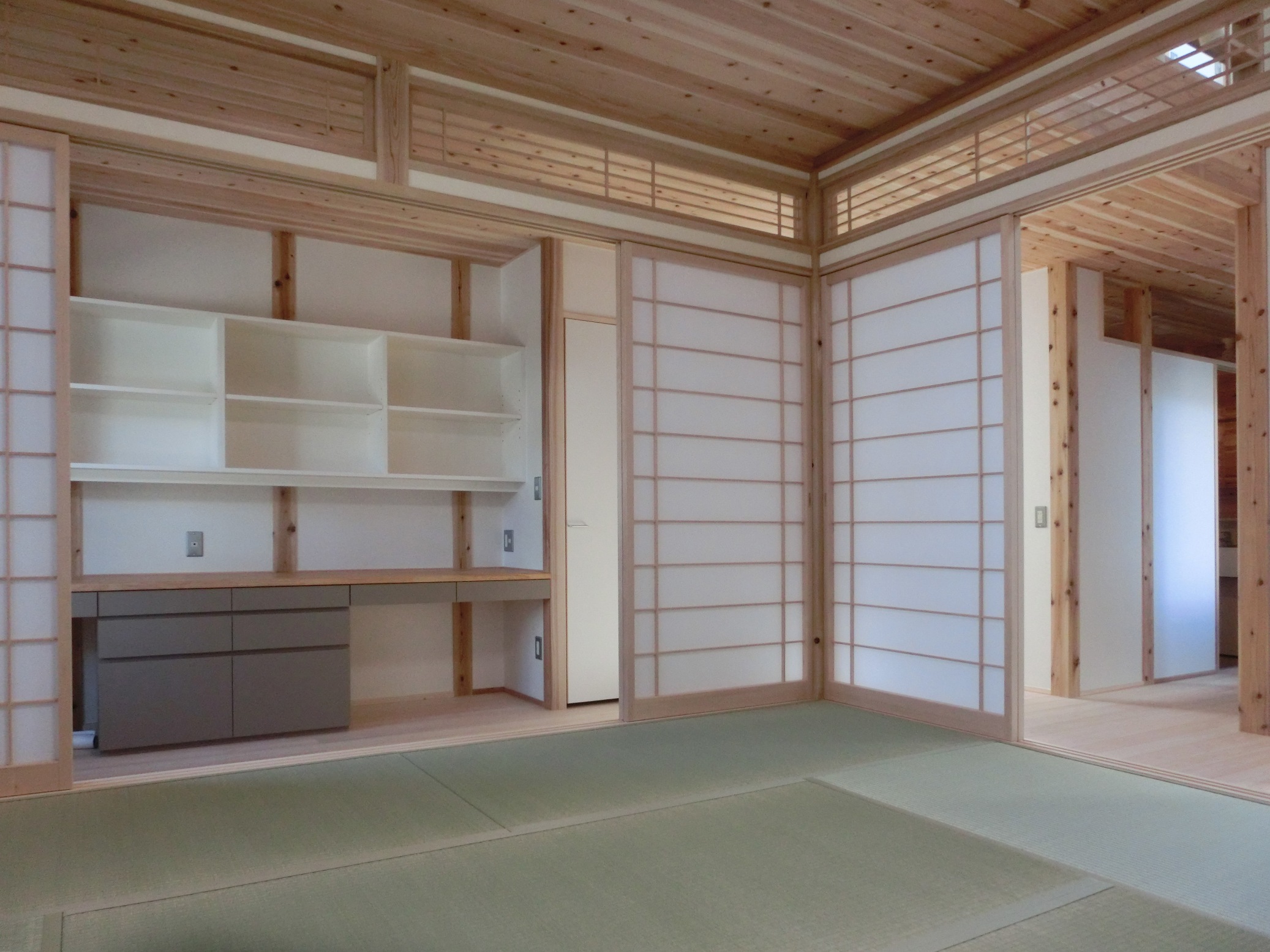 和室から書斎