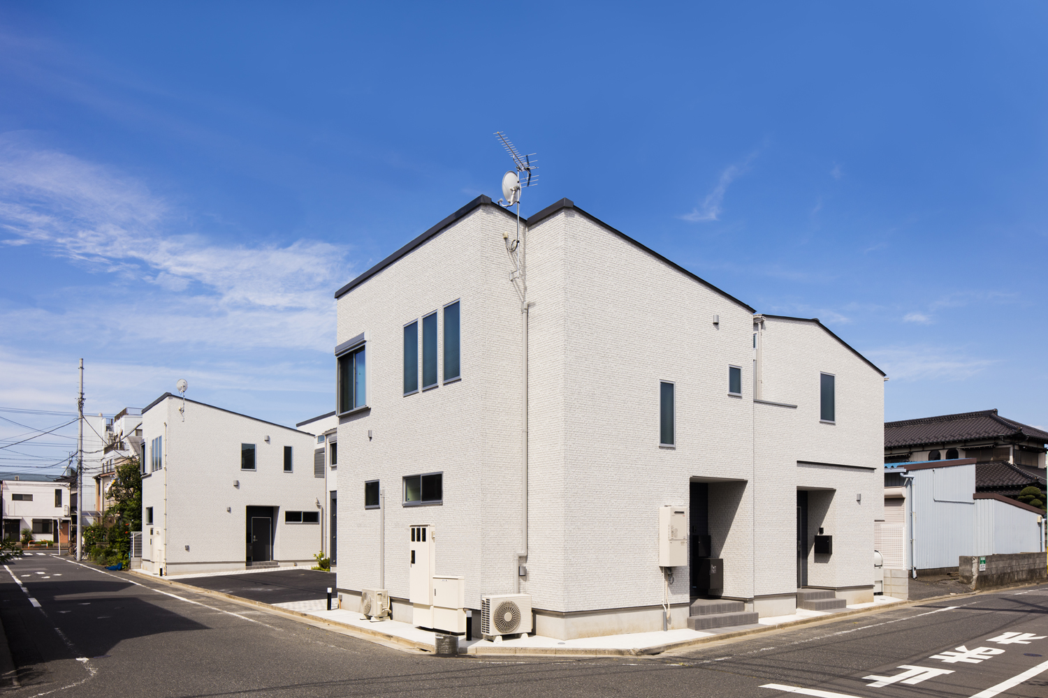 西側外観｜収納の家｜東京都足立区