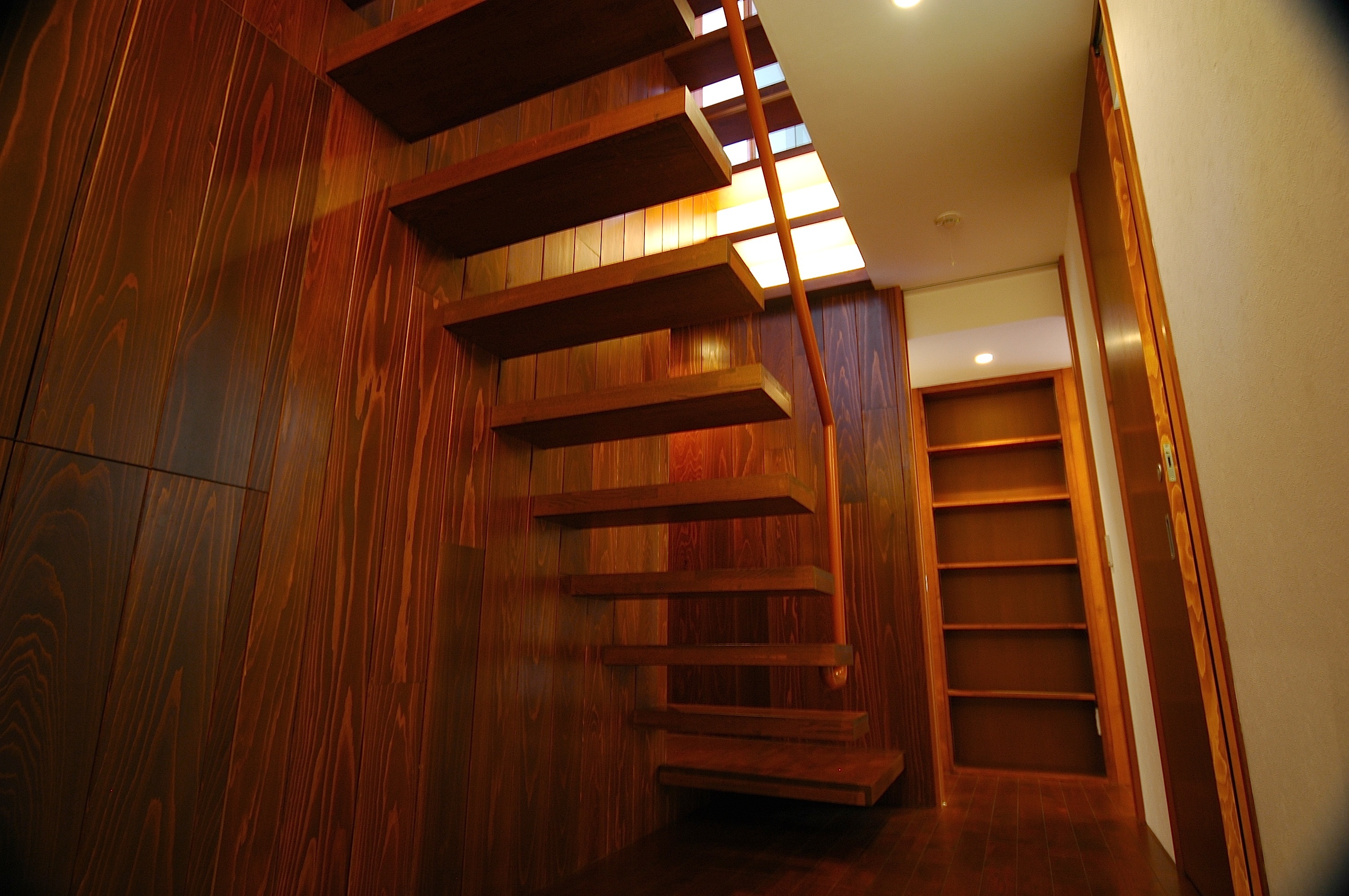 木の枝のような階段