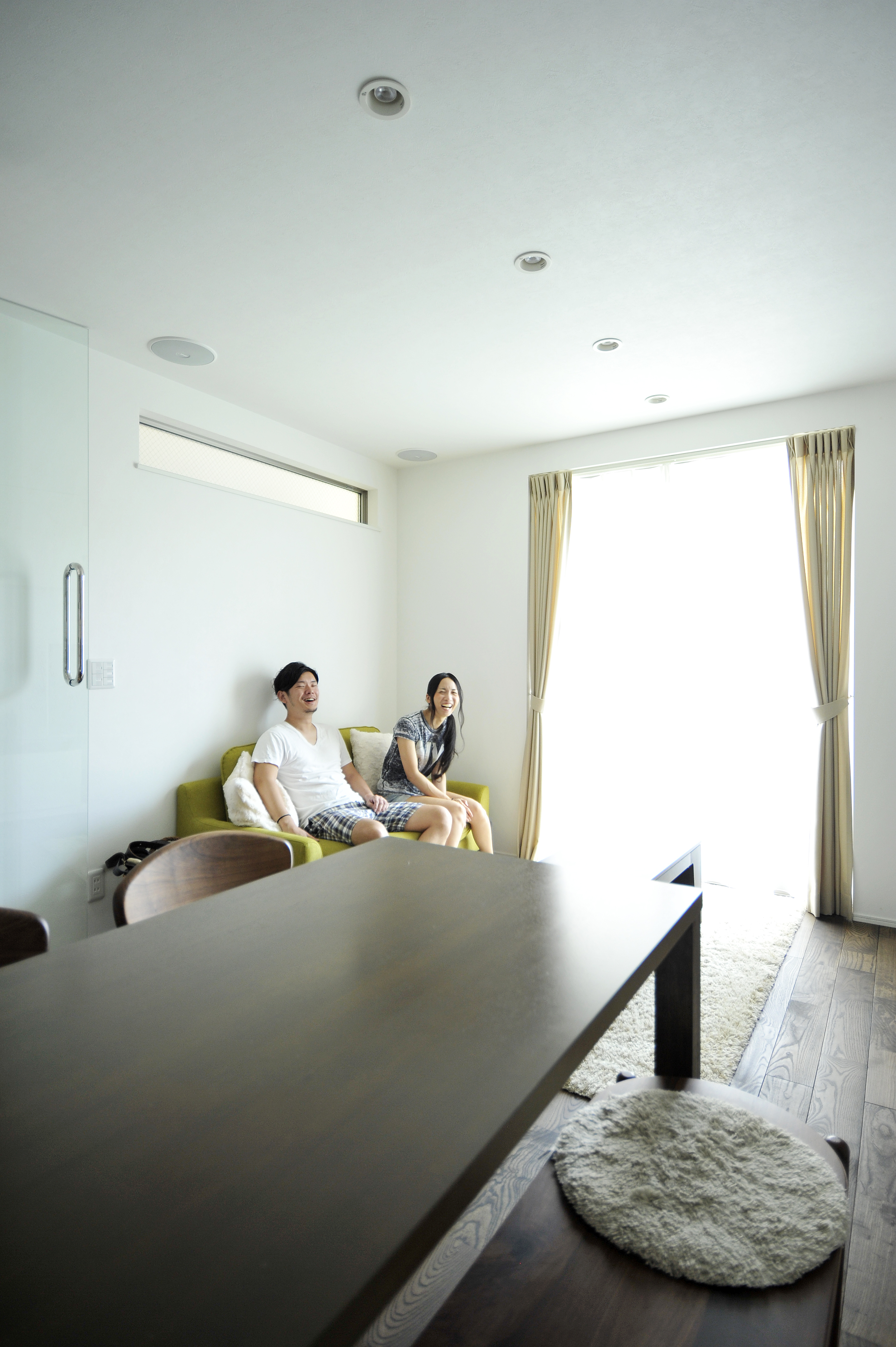 北向き敷地なのに明るい？