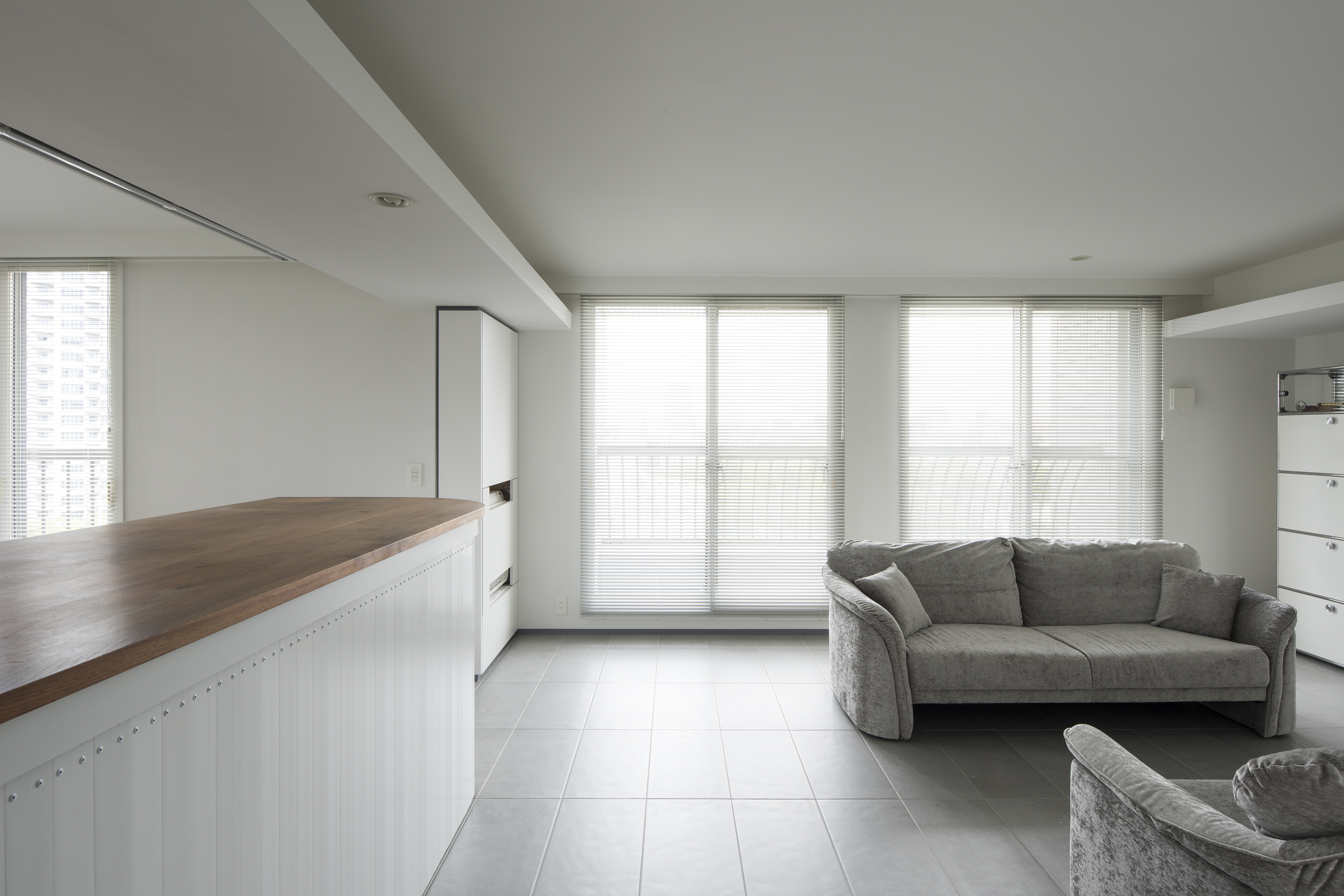 生活感を見せない収納とインテリア