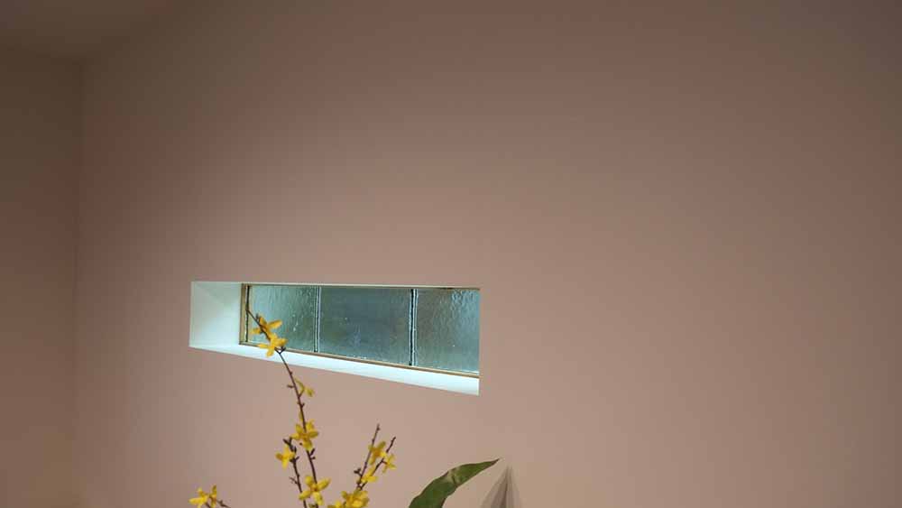 新島ガラスの明かり窓