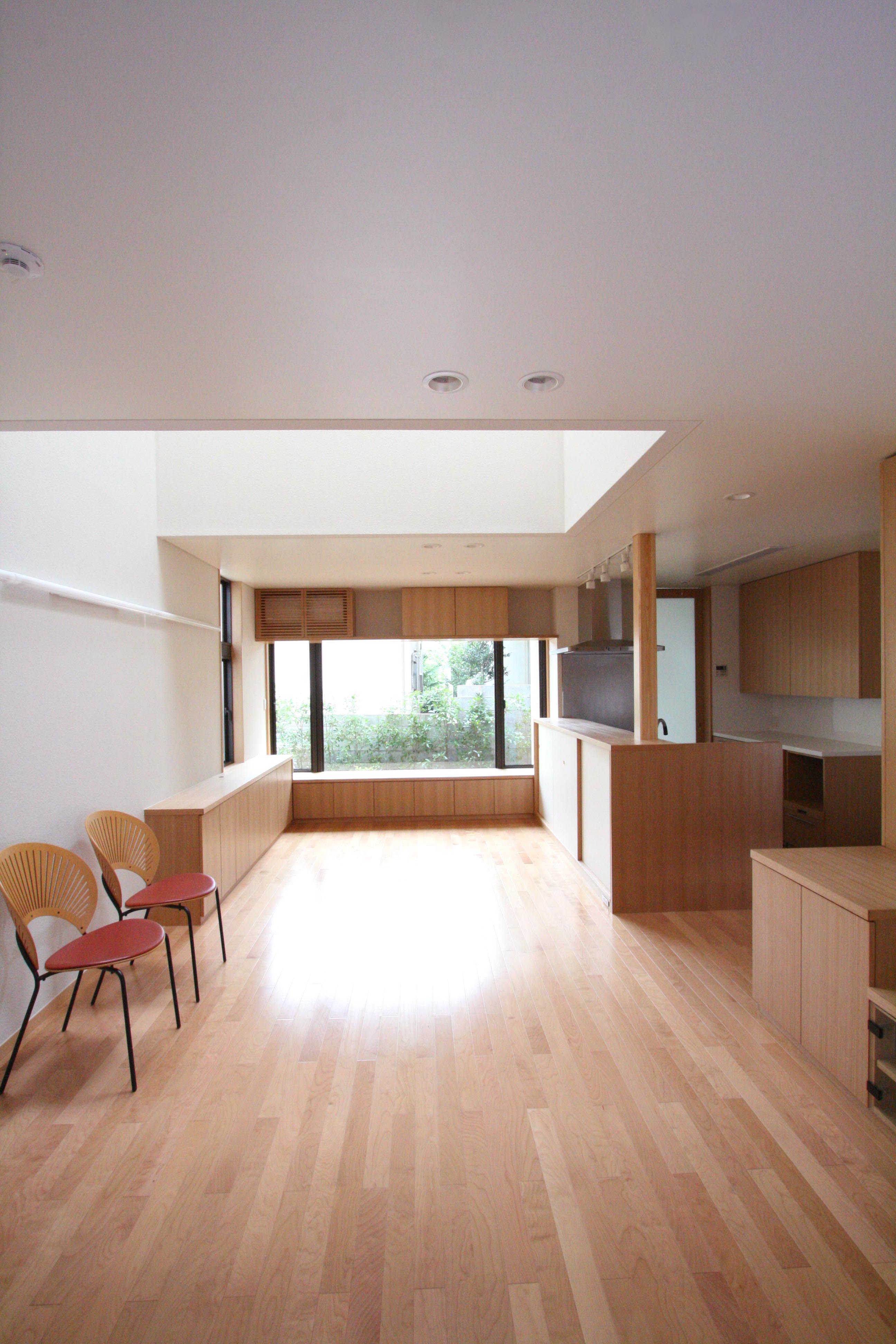 １階のリビング、ダイニング