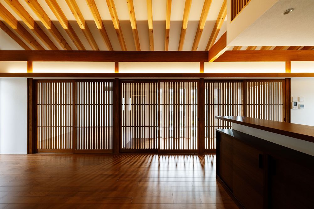 間接照明だけで照度を確保