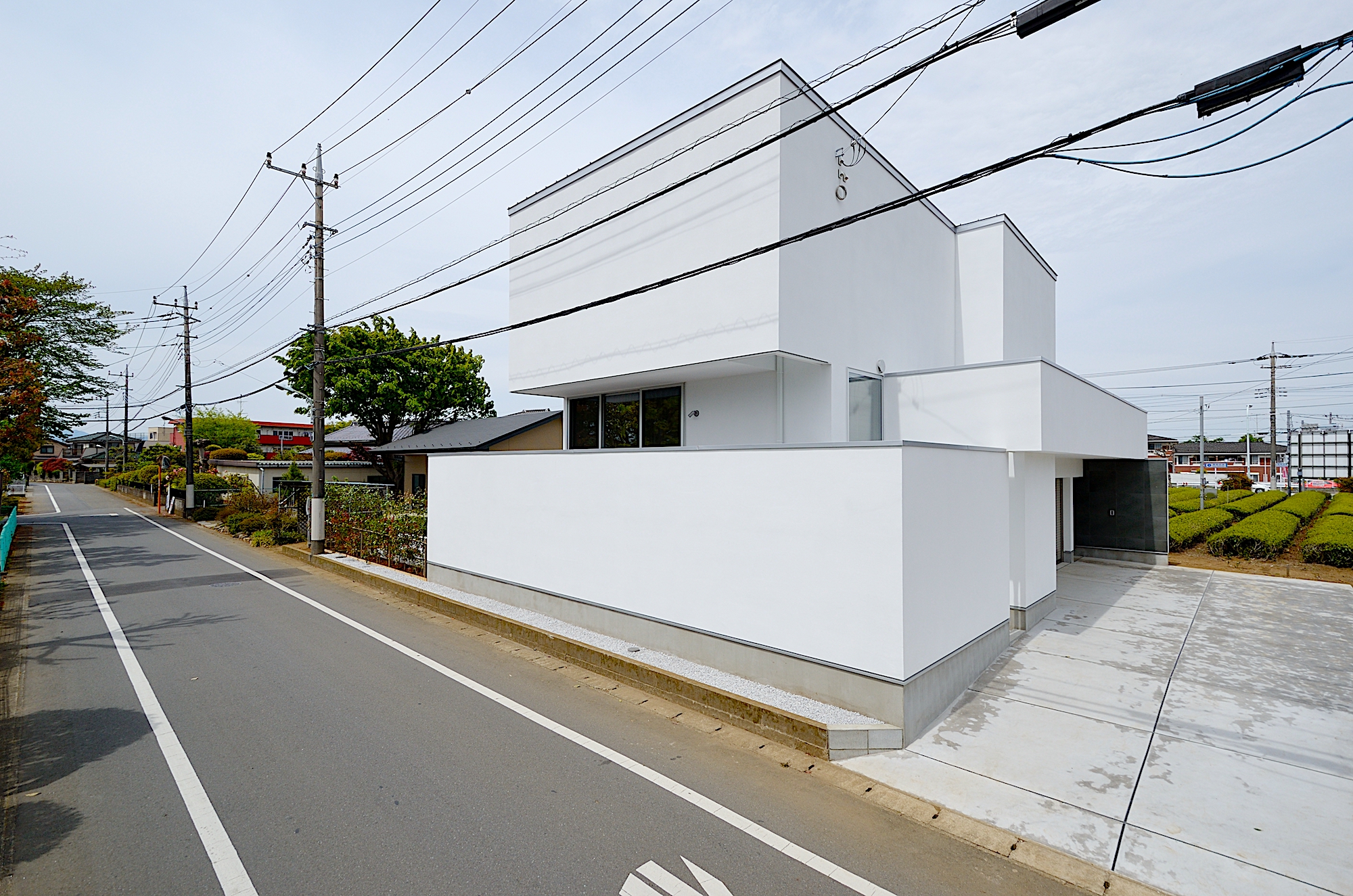 内部空間があらわれた外観