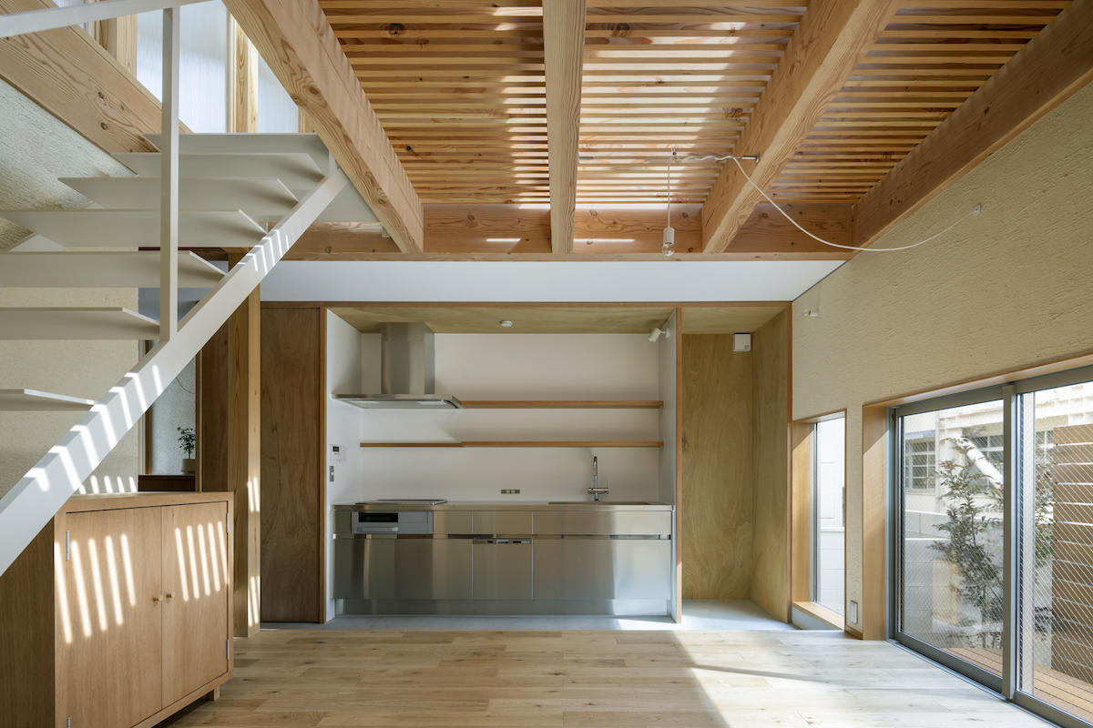 通り土間とキッチン