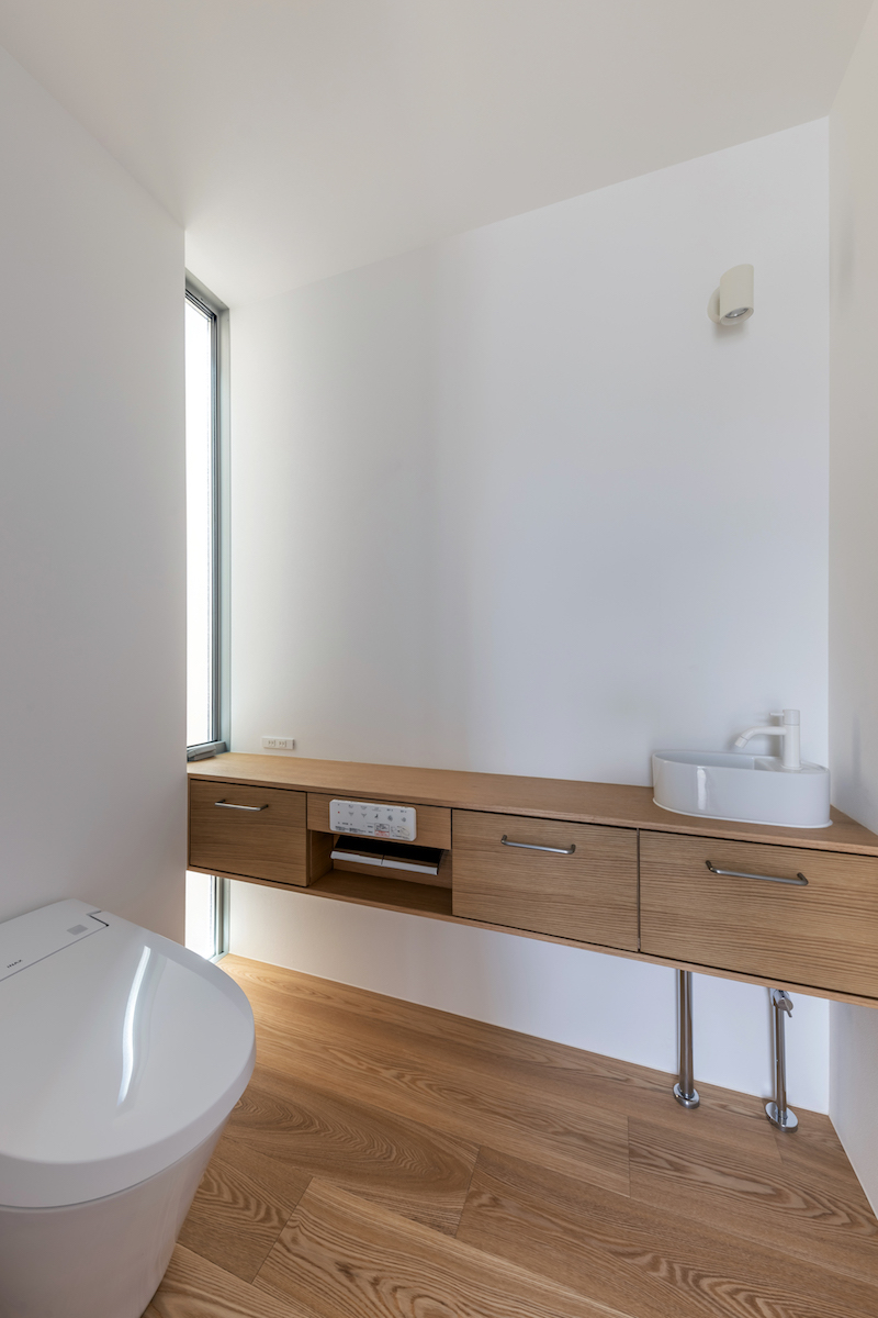 造作手洗いカウンター