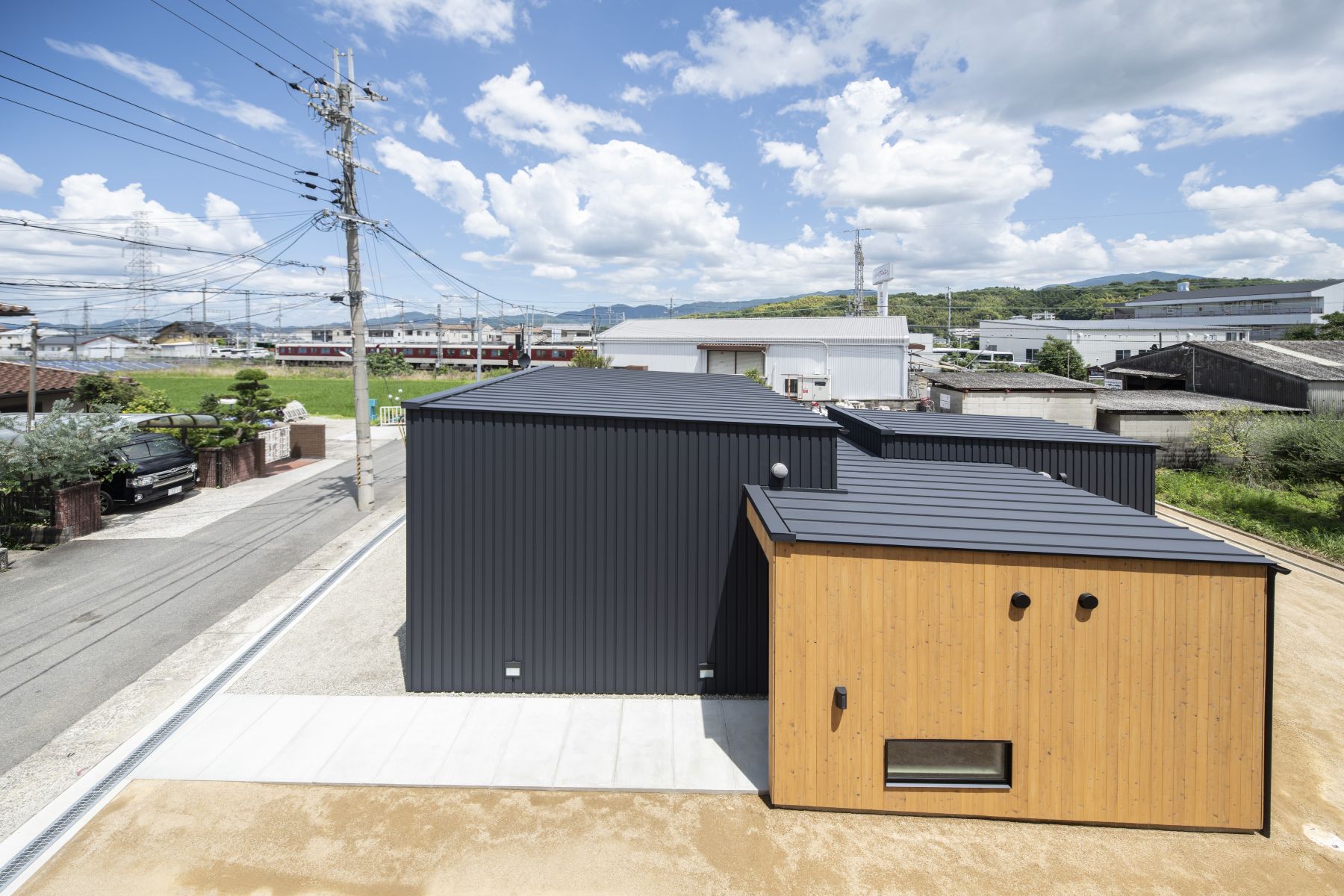 西からの俯瞰。