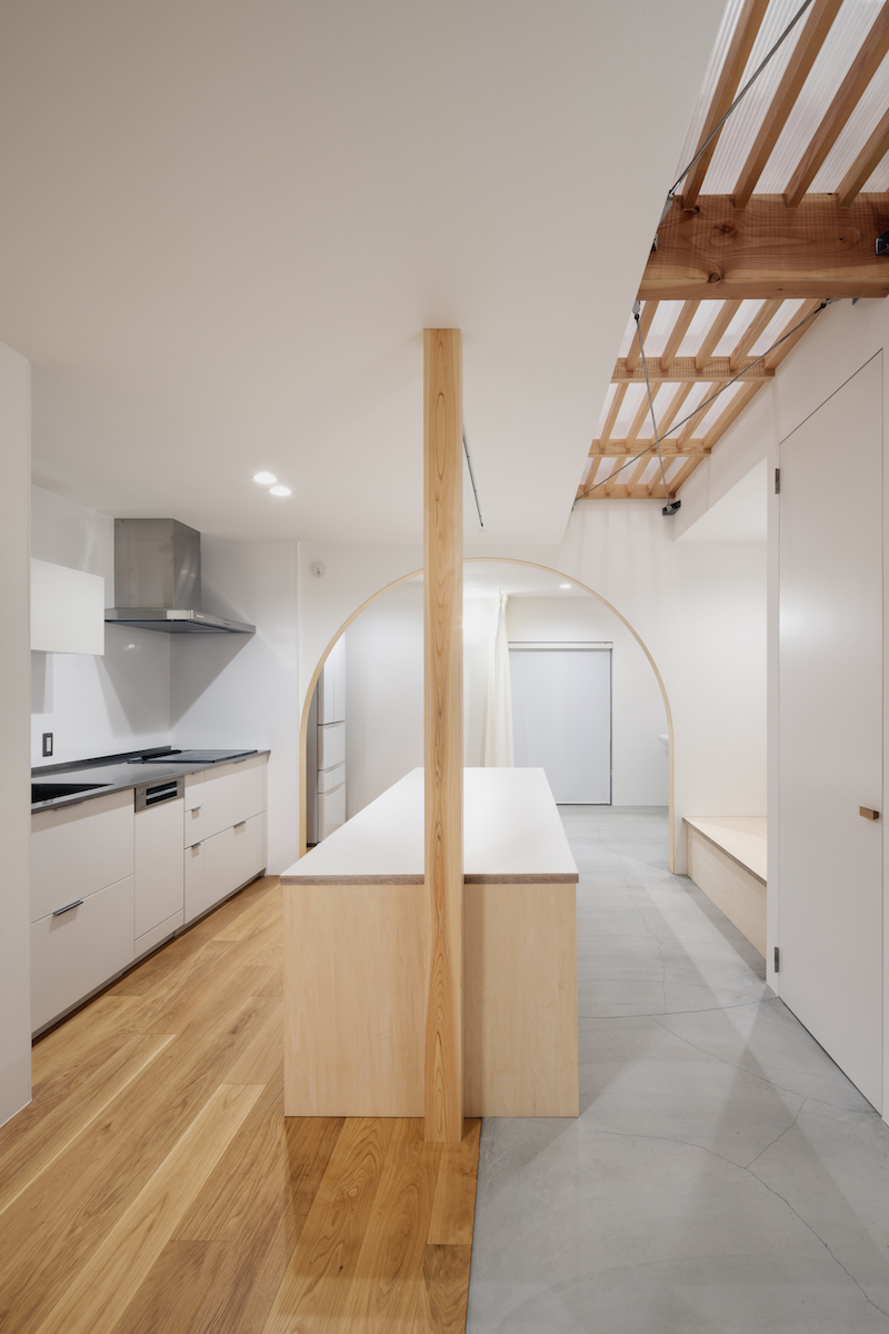 キッチン廻り夕景