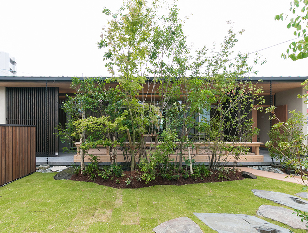 小さな平屋のモデルハウス
