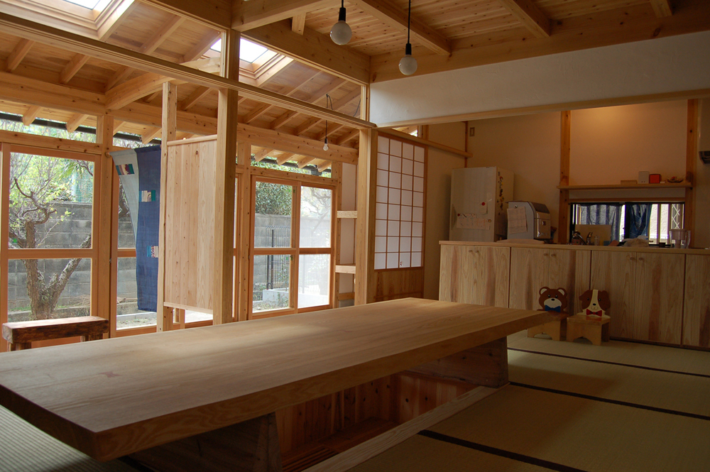 棟梁と作る倉の家