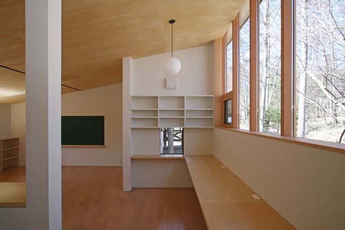 眺めの良い書斎スペース