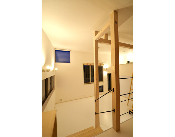 間接照明によるリビング