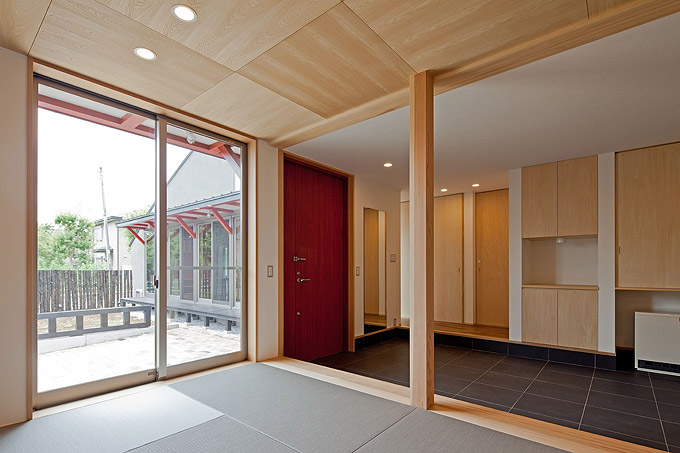 土間のある和モダンな空間