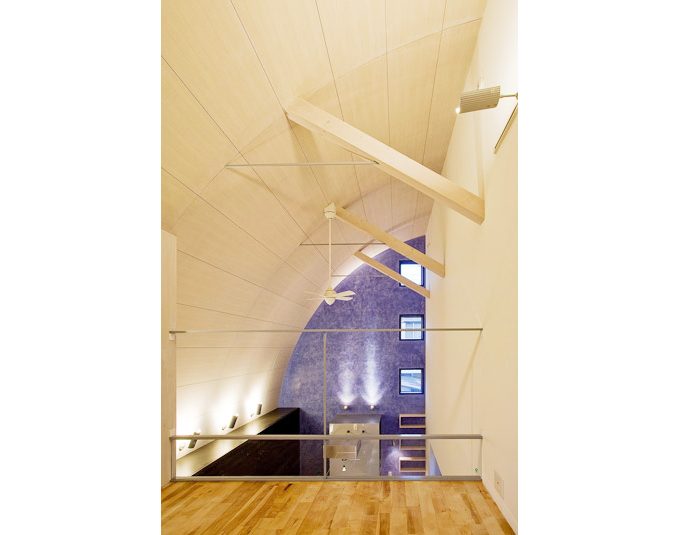 趣味のピアノの演奏が出来る2階のスペース