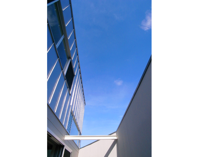 空を見渡せるバルコニー