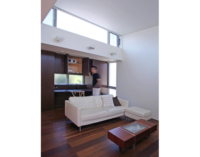 ワークスペースのあるリビング