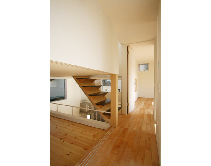 ロフト前の廊下と階段