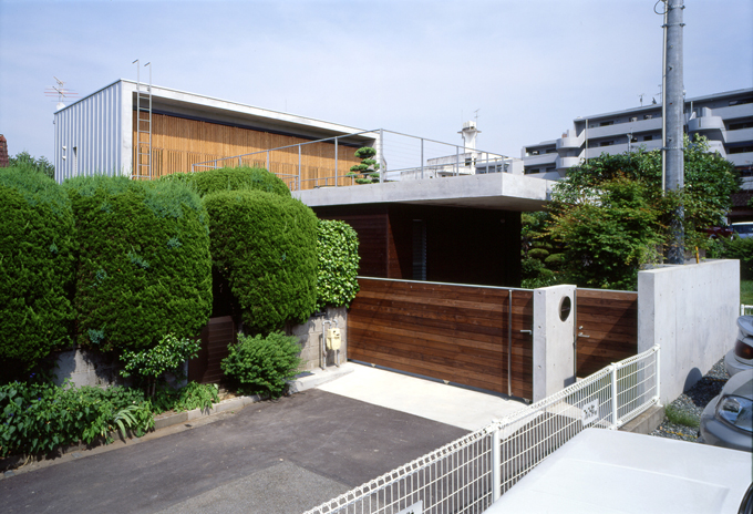 モダンなイメージの外観